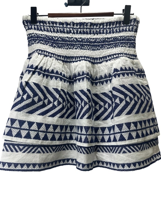 Blue Rain Dresses & Skirts - Blue Rain Navy and White Ruched FestivalMini Skirt Size M